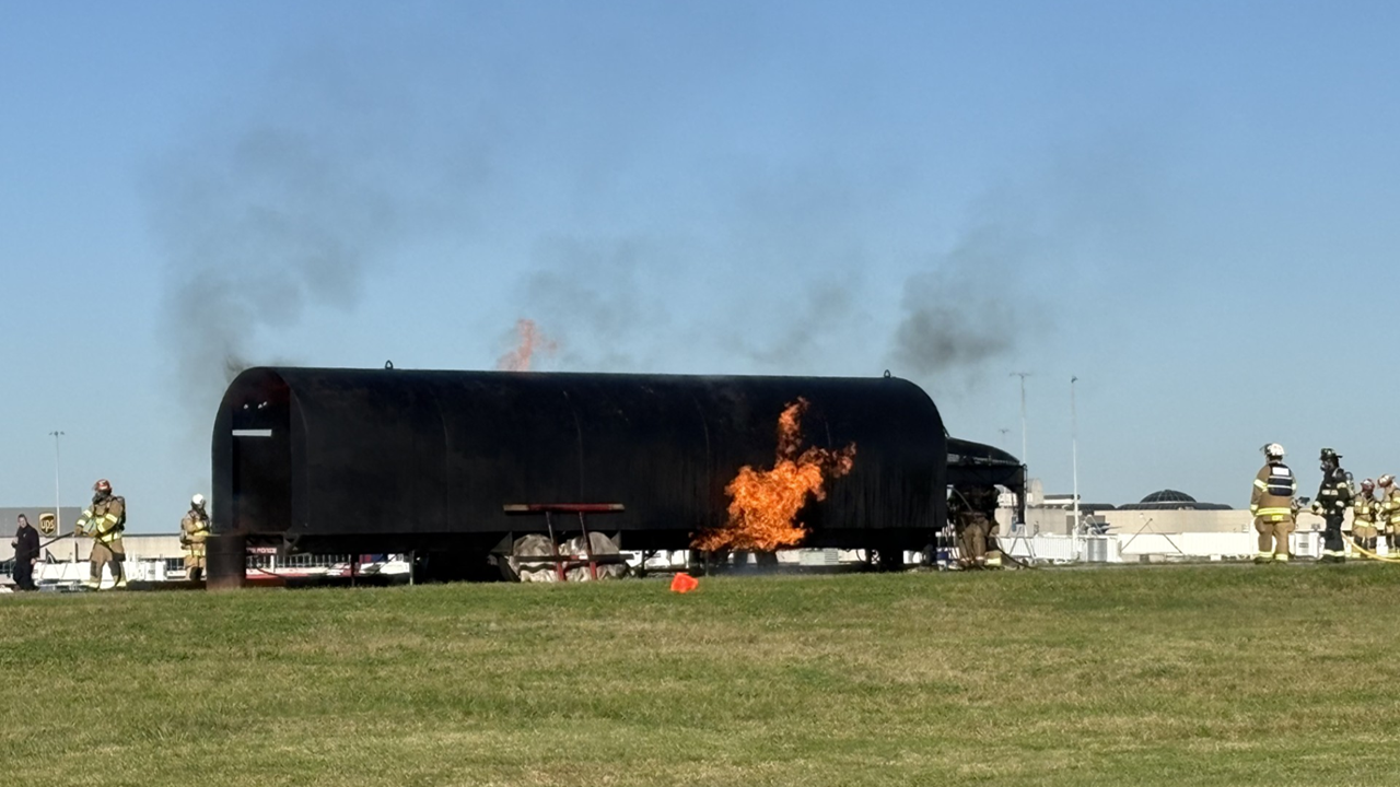 Simulated plane crash at Louisville SDF